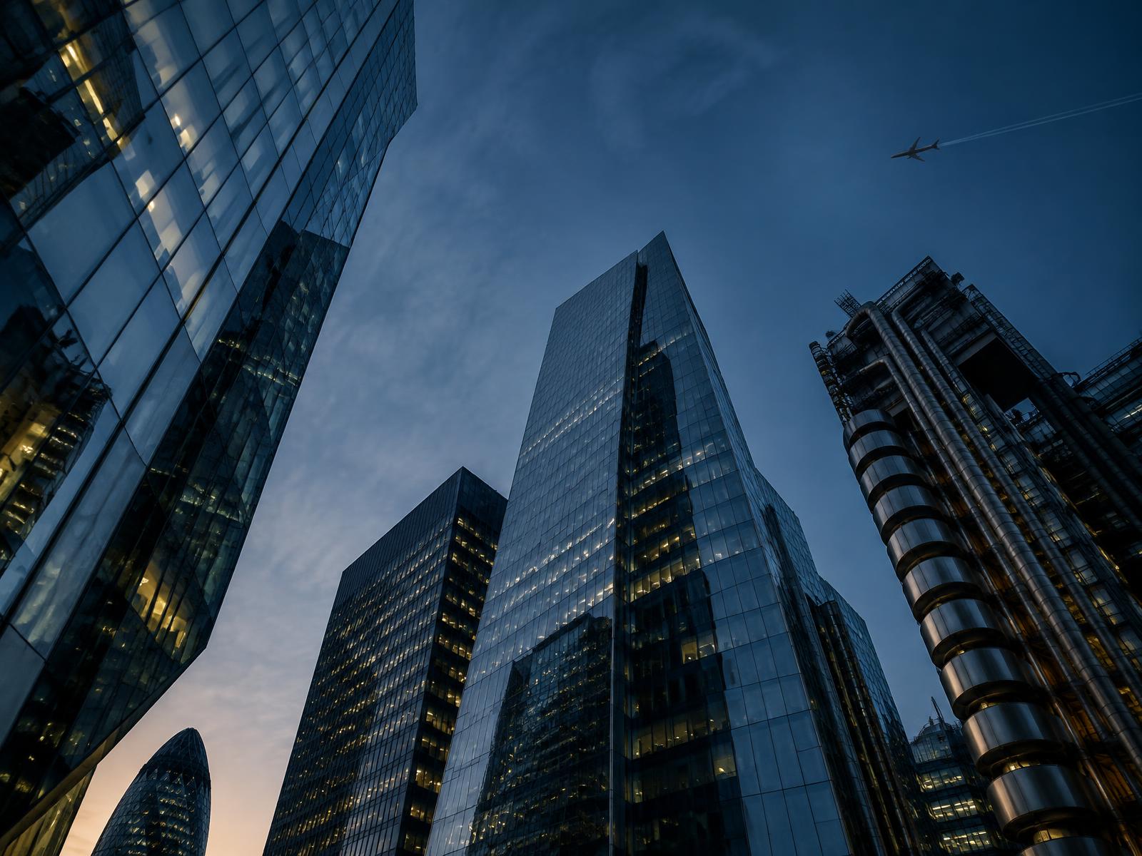 Glass and steel architecture representing complex commercial risk